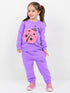 Little Buggy Themed Fleece Suit (Berry Bliss Purple)